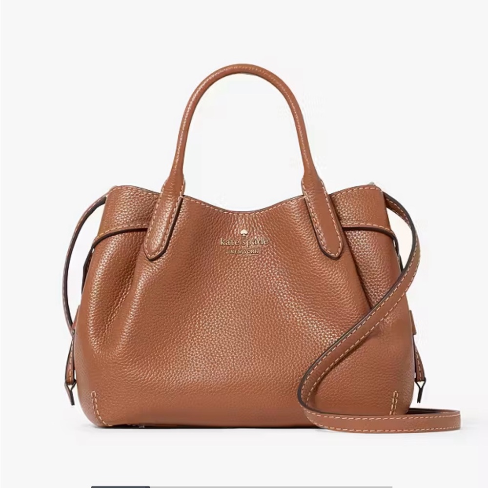 NWT Kate Spade Tan Leather Dumpling Satchel Small